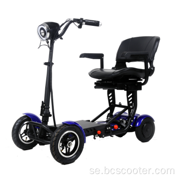Handikappad mobilitetsscooter rehabiliteringsterapiförsörjning
